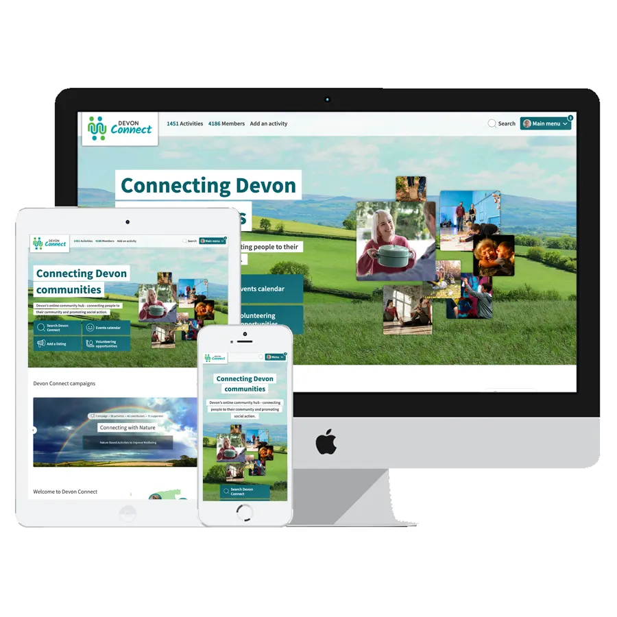 Devon's online community hub.